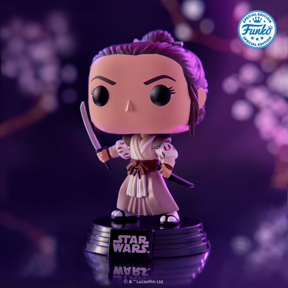 Figura POP Star Wars Impressions Rey Exclusive
