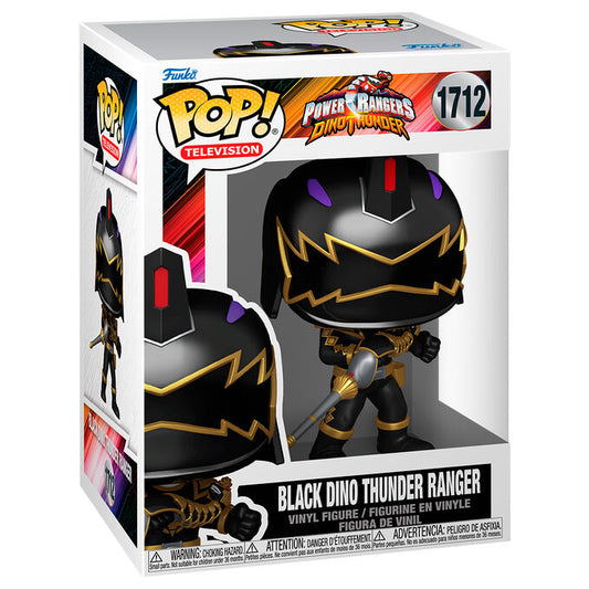 Figura POP Power Rangers Dino Thunder - Black Dino Thunder Ranger