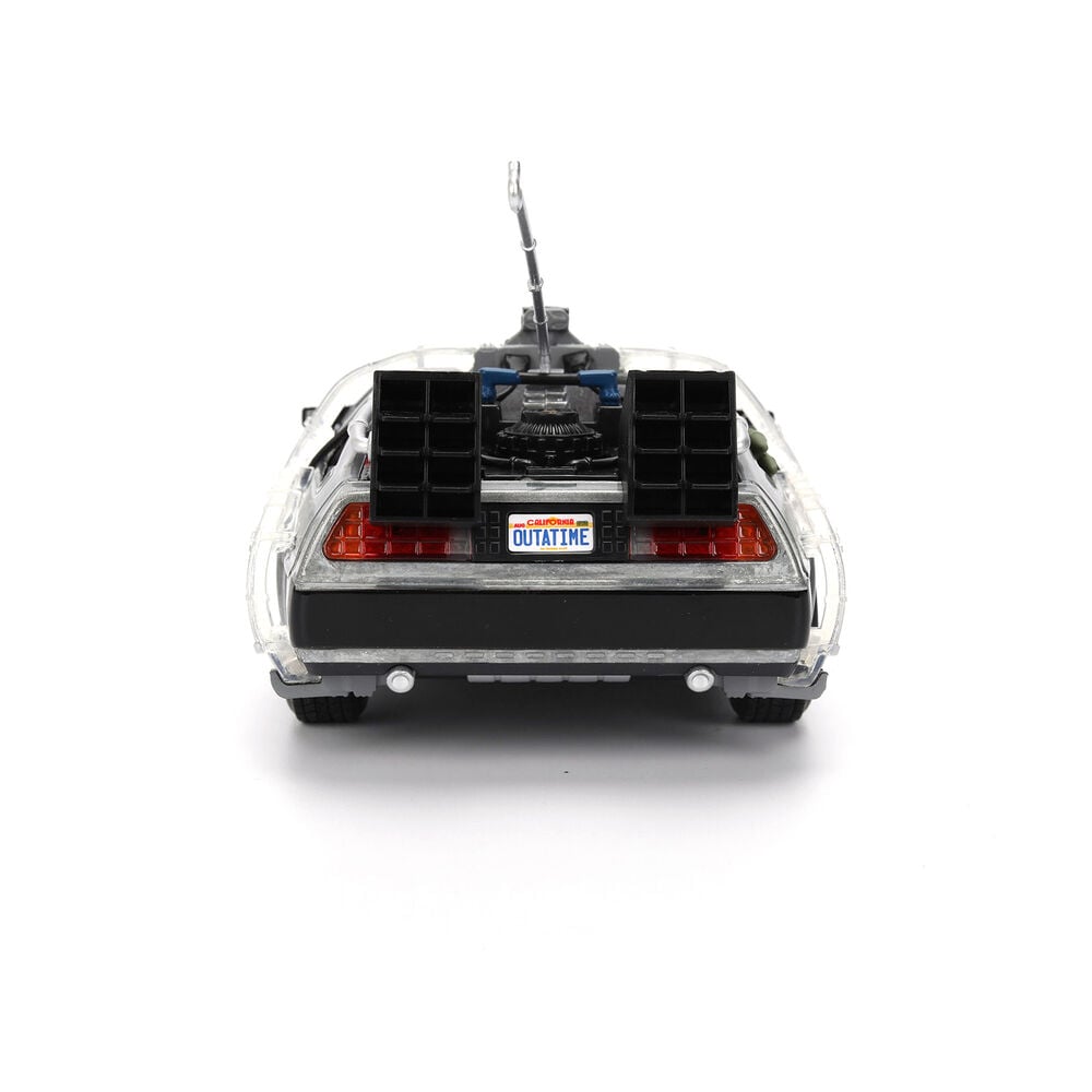 Replica DLorean Hollywood Rides Time Machine 40th Anniversary Regreso al Futuro
