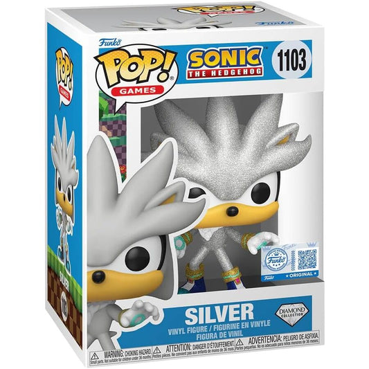 Figura POP Sonic The Hedgehog Silver Exclusive