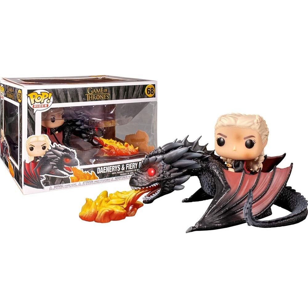 Figura POP Rides Juego de Tronos Daenerys on Fiery Drogon