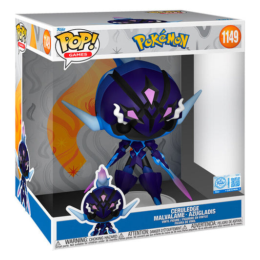Figura POP Jumbo Pokemon Ceruledge Malvalame Azugladis Exclusive 25cm