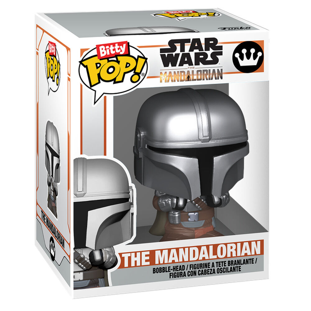 Figura Bitty POP Ride Star Wars The Mandalorian In N1 Starfighter With Grogu
