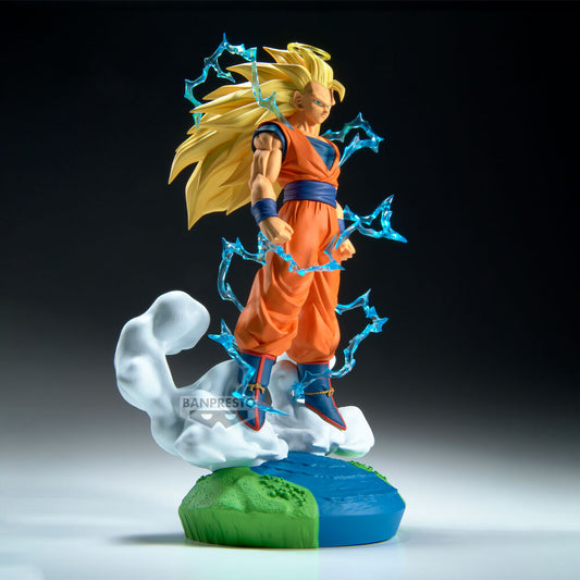 LANZAMIENTO 30/11/2026 | Figura Super Saiyan 3 Son Goku History Box Dragon Ball Z 18cm