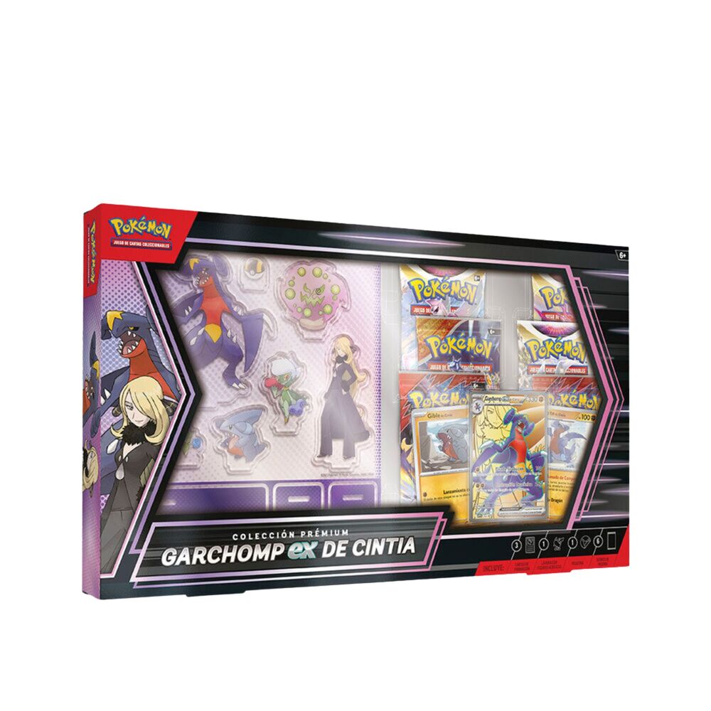 Latino Blister cartas Garchomp ex Cynthia Pokemon