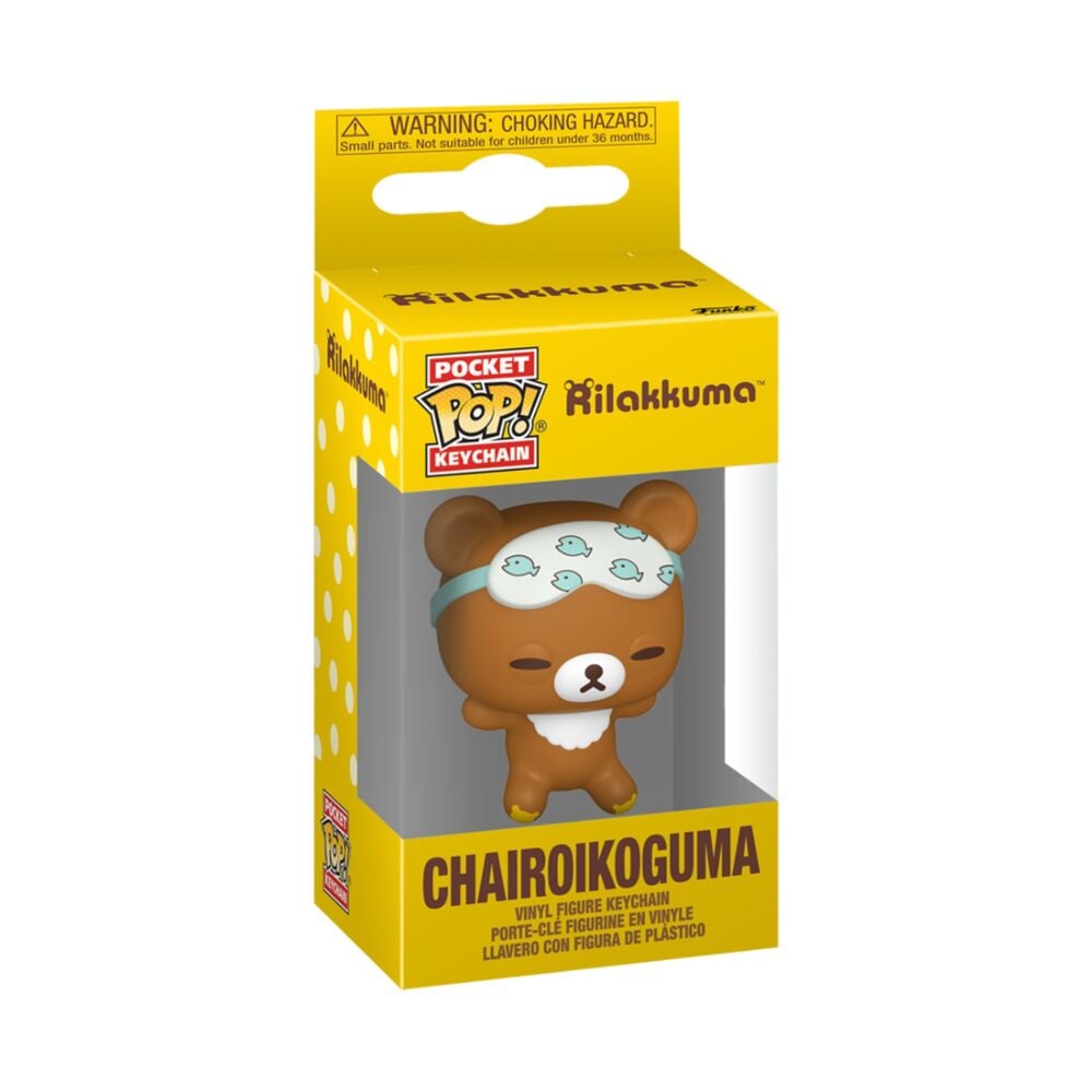 LANZAMIENTO 31/08/2026 | Llavero Pocket POP Keychain Rilakkuma Chairoikoguma