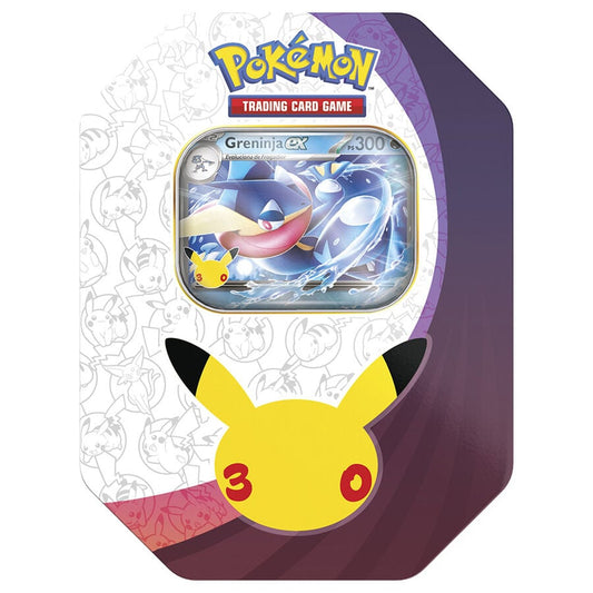 Lata Juego Cartas Sylveon / Greninja 30th Aniversario Pokemon Español surtido