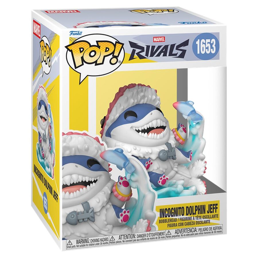 LANZAMIENTO 30/10/2026 | Figura POP Premium Marvel Rivals Incognito Dolphin Jeff