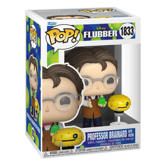 LANZAMIENTO 30/11/2026 | Figura POP Disney Flubber Professor Brainard with Weebo