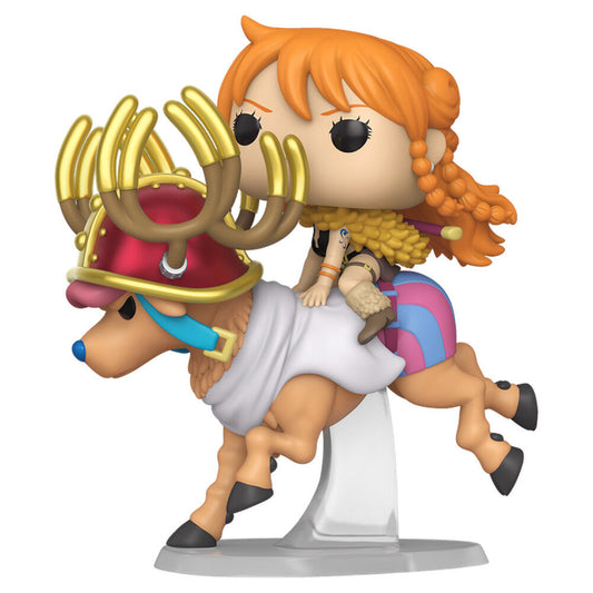 LANZAMIENTO 30/11/2026 | Figura POP Rides Deluxe One Piece Nami on Tony Tony Chopper