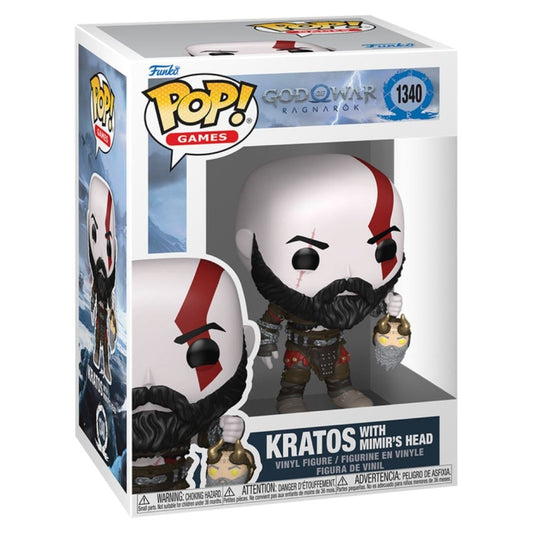 LANZAMIENTO 30/11/2026 | Figura POP God of War Kratos with Mimirs Head