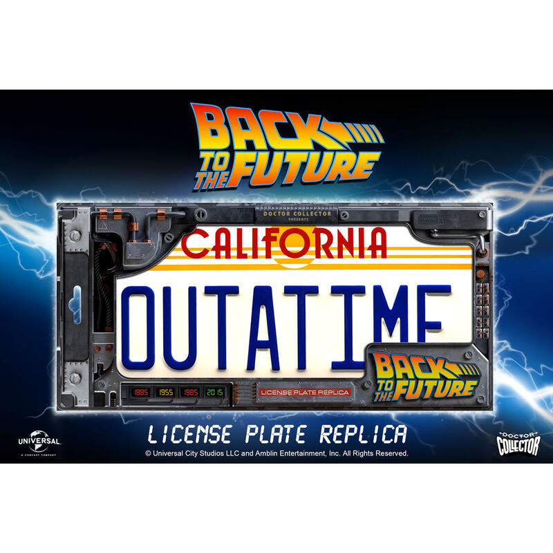 LANZAMIENTO 29/09/2026 | Replica matricula DeLorean Outatime Regreso al Futuro
