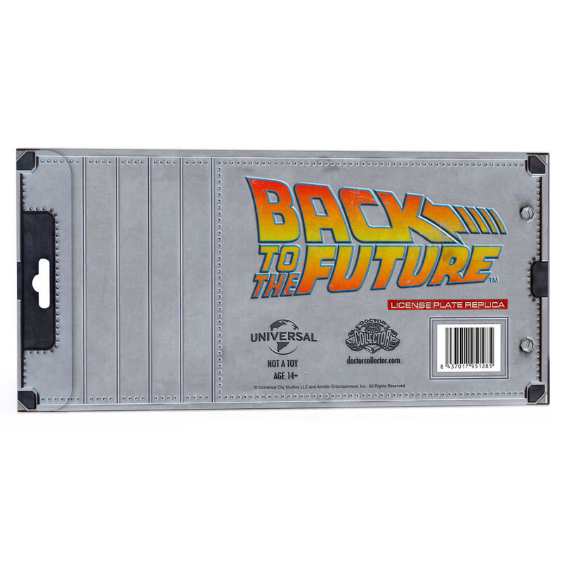 LANZAMIENTO 29/09/2026 | Replica matricula DeLorean Outatime Regreso al Futuro