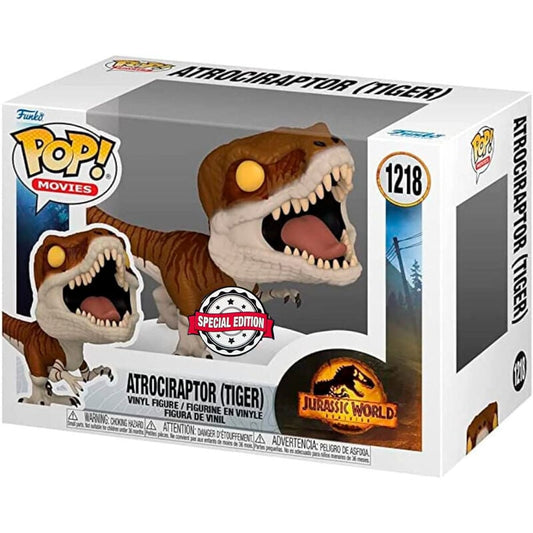 Figura POP Jurassic World Atrociraptor Tiger Exclusive