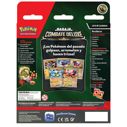 Baraja cartas Koraidon & Miraidon Pokemon español surtido