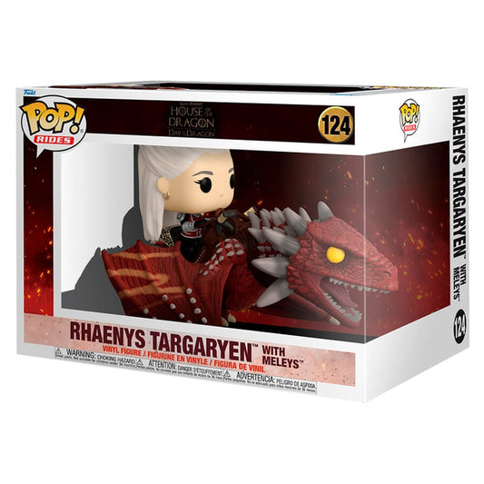 Figura POP Rides Deluxe La Casa del Dragon Rhaenys Targaryen with Meleys