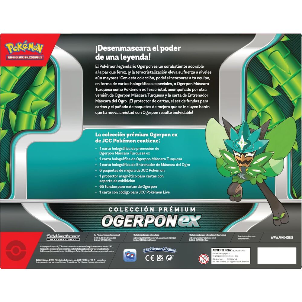 Estuche cartas Ogerpon EX Pokemon español