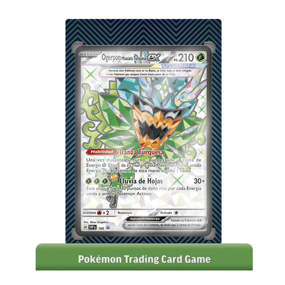 Estuche cartas Ogerpon EX Pokemon español