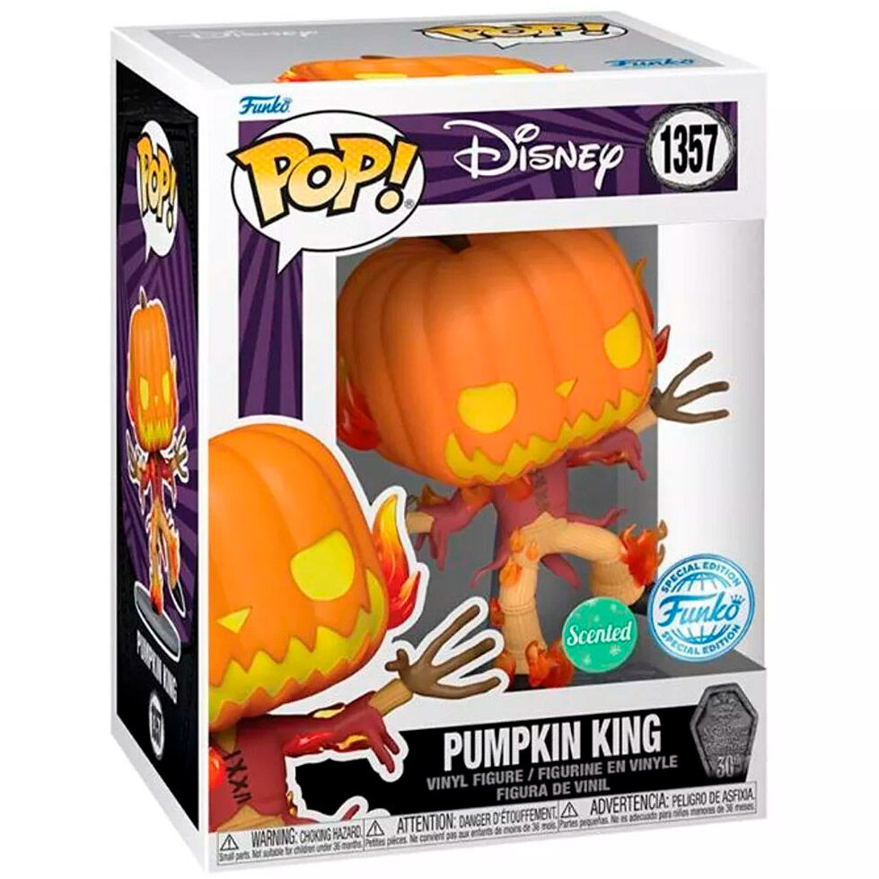 Figura POP Disney Pesadilla antes de Navidad Pumpkin King Exclusive