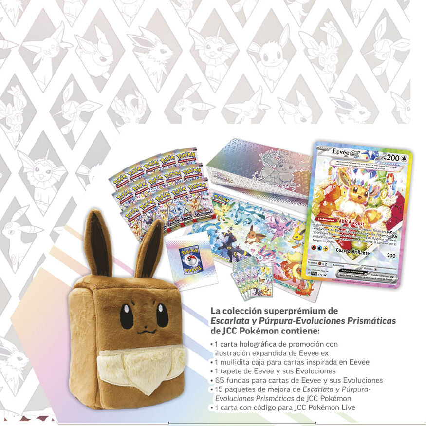 LANZAMIENTO 11/09/2026 | Estuche juego cartas coleccionables Evoluciones Prismaticas Pokemon español