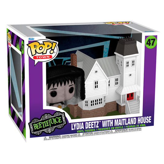 Figura POP Town Beetlejuice Lydia Deetz with Maitland House
