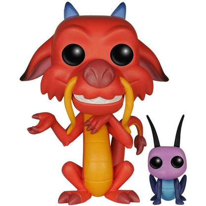 Figura POP Disney Mulan Mushu & Cricket
