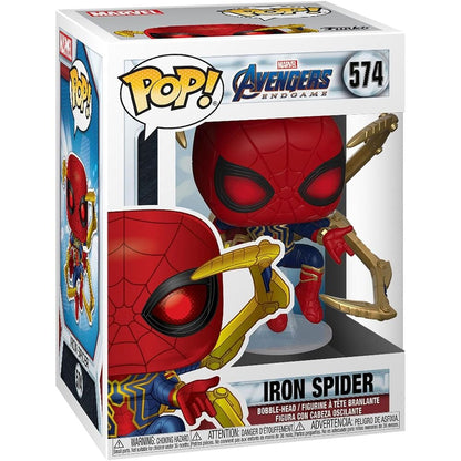 Figura POP Marvel Vengadores Endgame Iron Spider with Nano Gauntlet