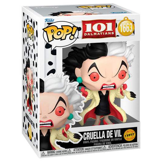Figura POP Disney 101 Dalmatas Cruella de Vil Chase