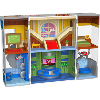 Figura Bitty Boxes Marvel X-Men The X-Mansion