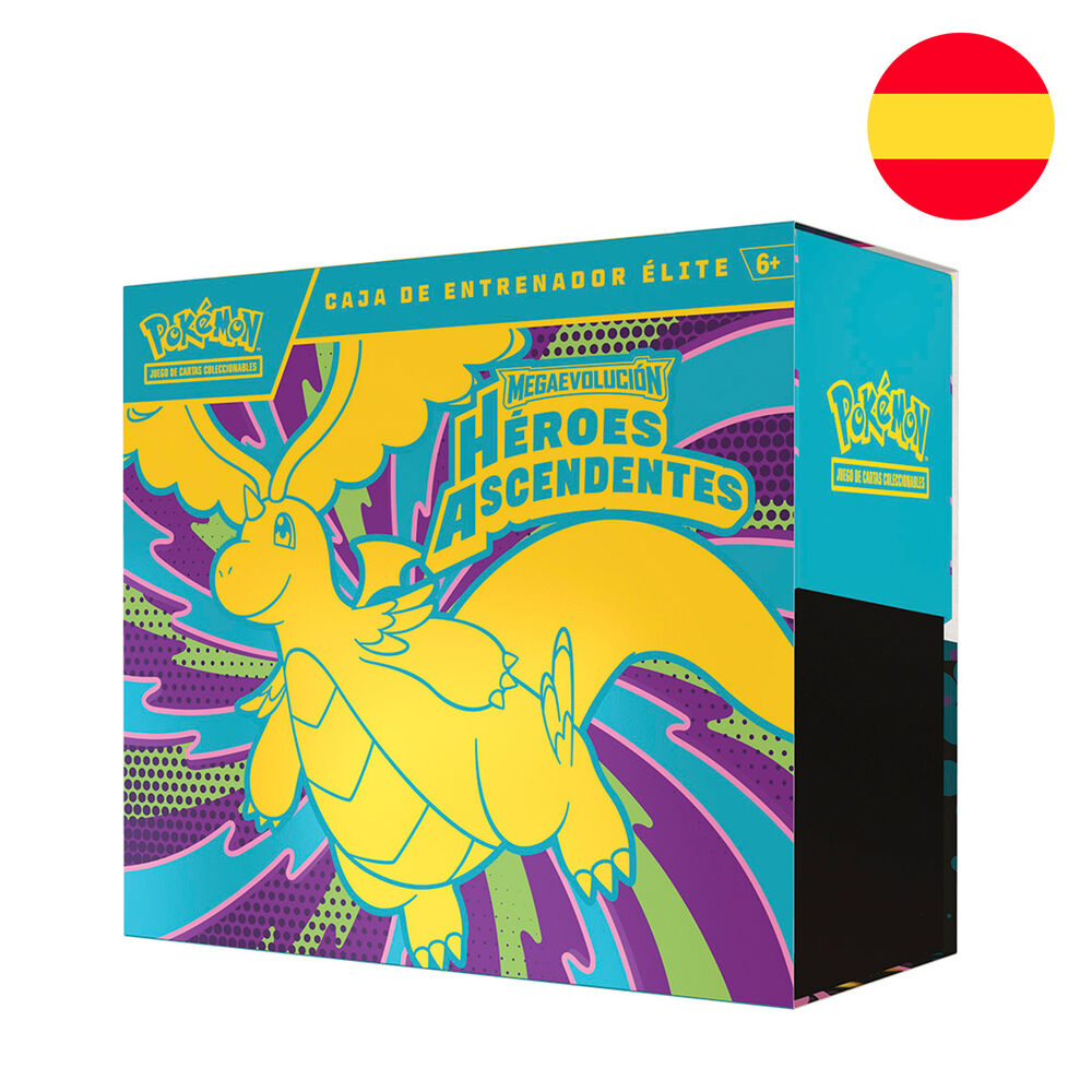 Estuche Entrenador Elite cartas Heroes Ascendentes Pokemon español