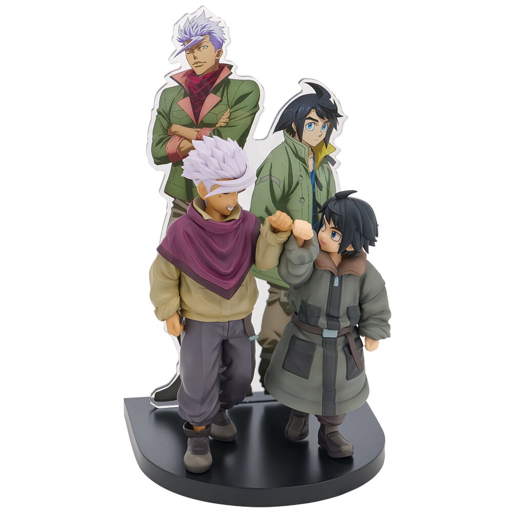 Figura Ichibansho Augus Mikazuki & Itsuka Orga Iron-Blooded Orphans Mobile Suit Gundam 18cm