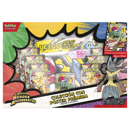Blister cartas Premium Poster Collection Heroes Ascendentes Pokemon surtido español