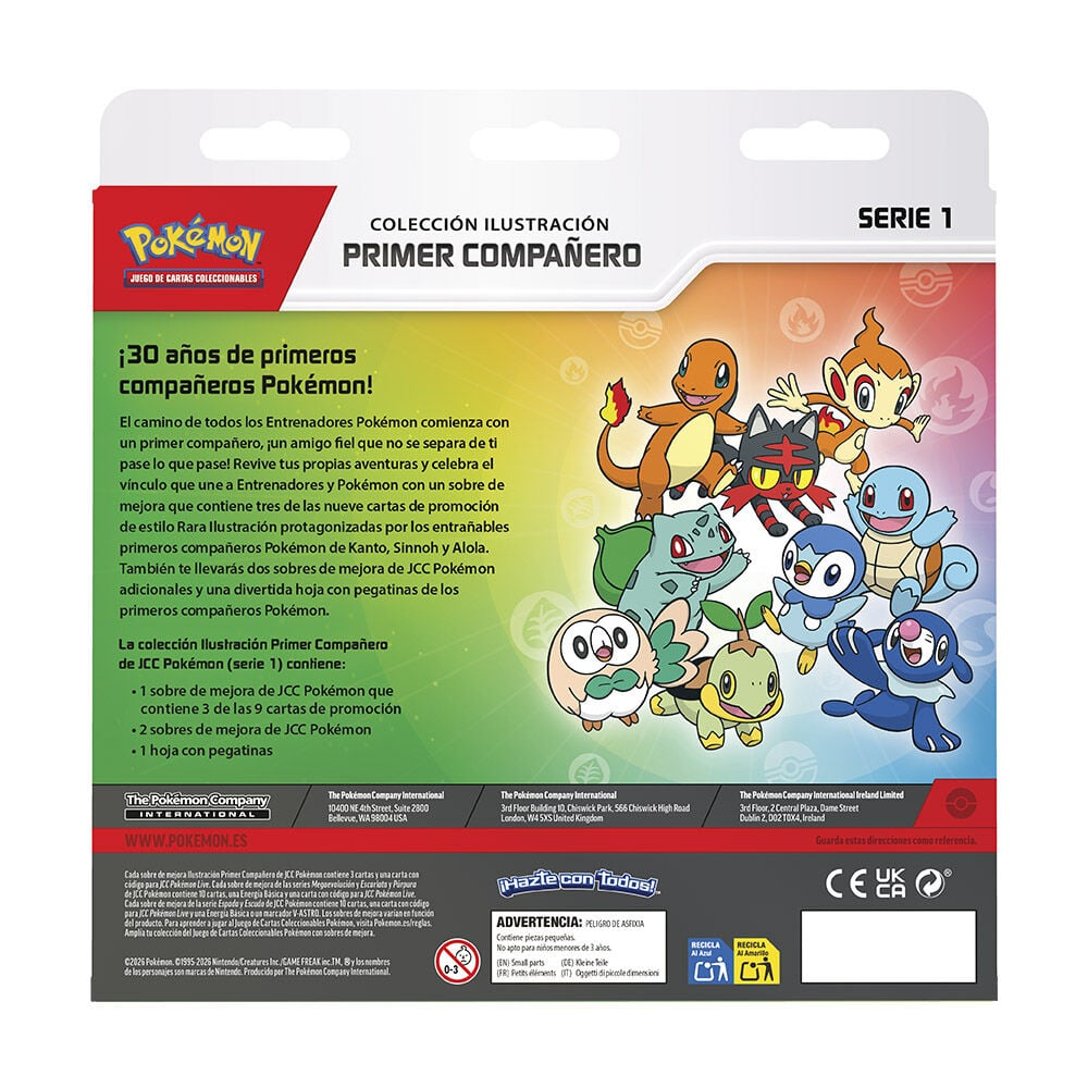 Juego cartas Primer Compañero Pokemon español
