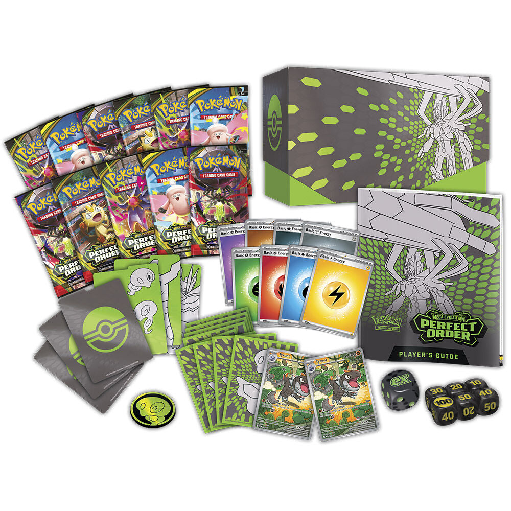 Estuche cartas Entrenador Elite Perfect Order Pokemon ingles
