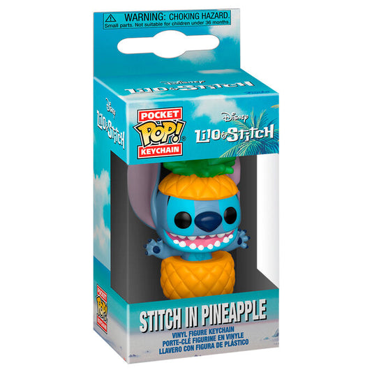 Llavero Pocket POP Disney Lilo & Stitch - Stitch in Pineapple