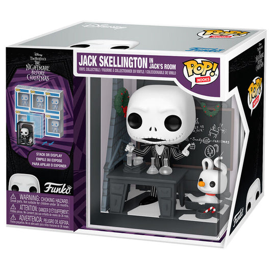 Figura POP Nooks Disney Pesadilla Antes de Navidad Jack Skellington in Jack's Room