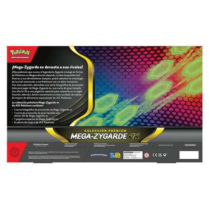 Blister juego cartas Premium Ex Mega-Zygarde Pokemon español