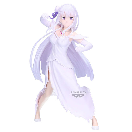LANZAMIENTO 30/10/2026 | Figura Emilia Espresto Excite Motions Re Zero 22cm