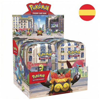 Mini Lata juego cartas Summer ex Pokemon español surtido