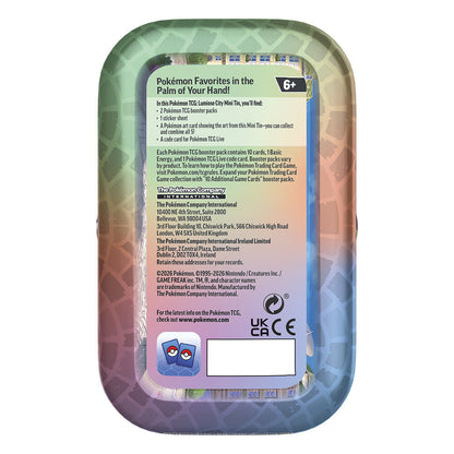 Mini Lata juego cartas Summer ex Pokemon ingles surtido