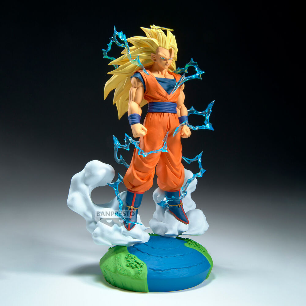 Figura Super Saiyan 3 Son Goku History Box Dragon Ball Z 18cm