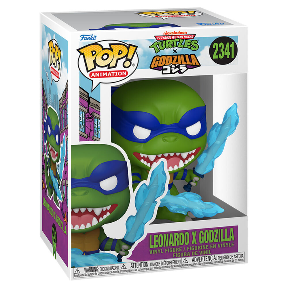 Figura POP Teenage Mutant Ninja Turtles x Godzilla - Leonardo X Godzilla