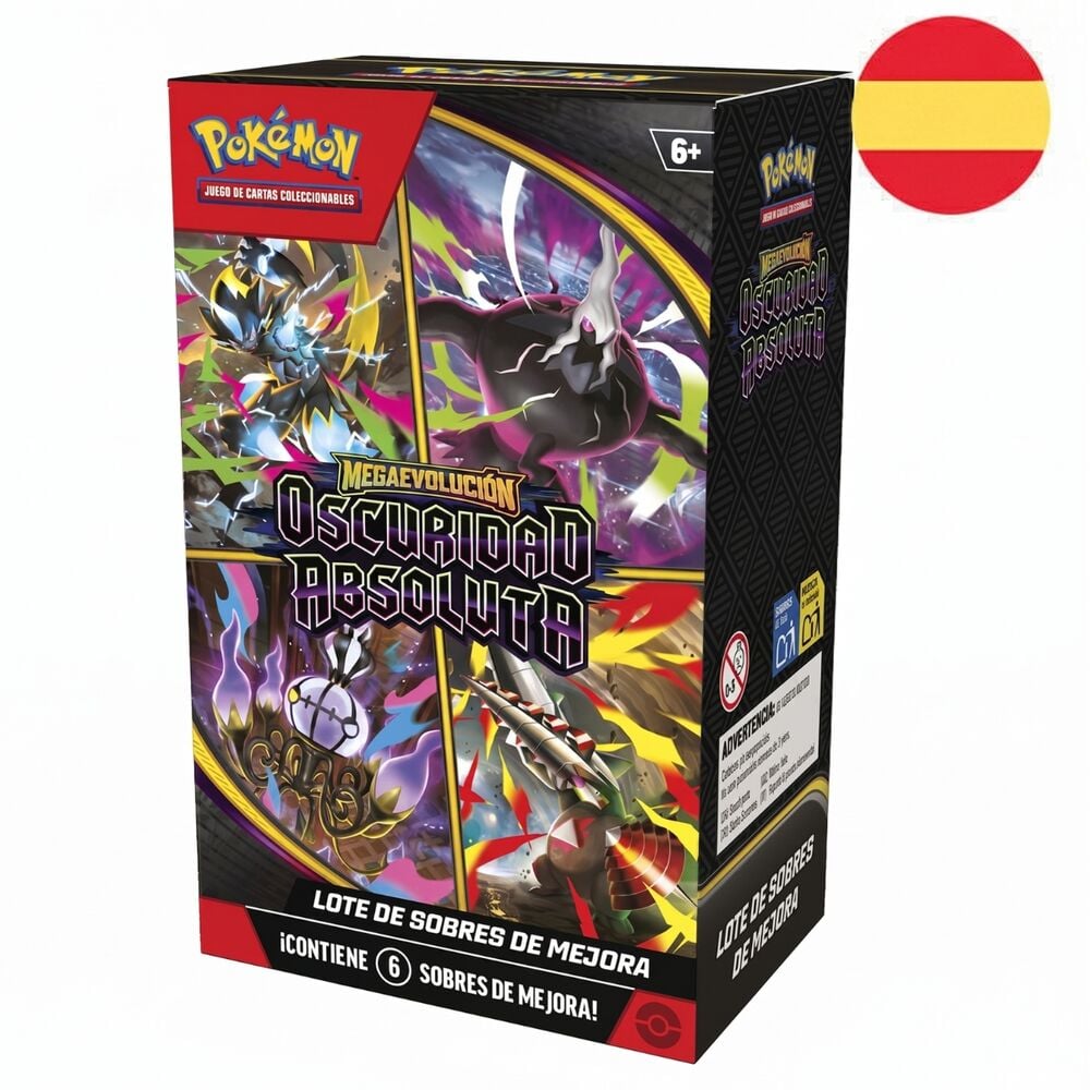Booster Bundle cartas Expansion Megaevolucion Oscuridad Absoluta Pokemon español