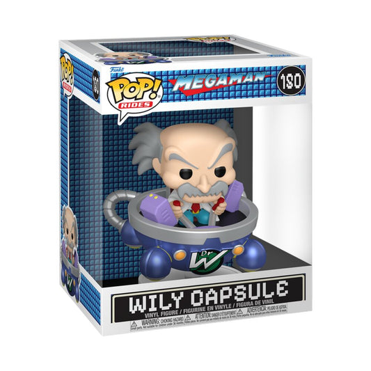 LANZAMIENTO 30/10/2026 | Figura POP Rides Deluxe Mega Man Dr. Wily in Wily Capsule