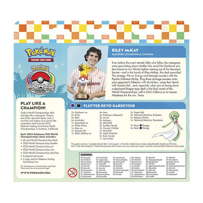 Juego cartas World Championship Decks Q2 Pokemon ingles surtido