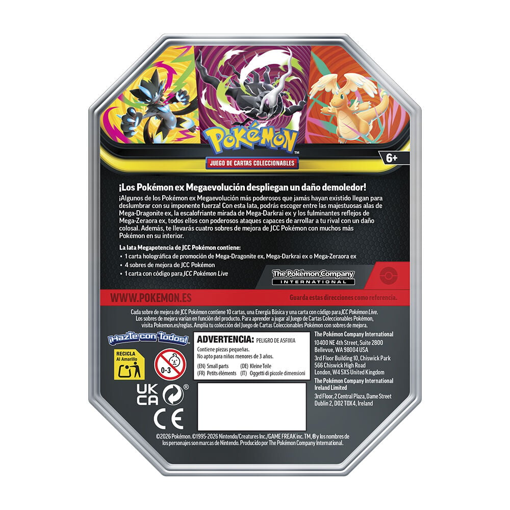 LANZAMIENTO 31/08/2026 | Lata Cartas Agosto ex Pokemon español