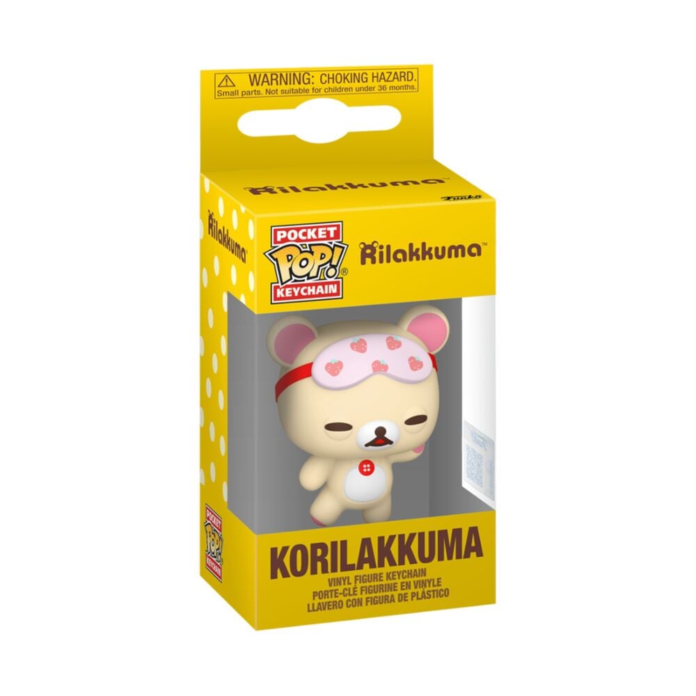 LANZAMIENTO 31/08/2026 | Llavero Pocket POP Keychain Rilakkuma Korilakkuma