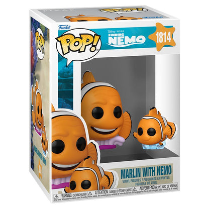 LANZAMIENTO 30/10/2026 | Figura POP & Buddy Disney Pixar Finding Nemo Marlon with Nemo