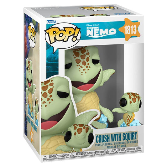 LANZAMIENTO 30/10/2026 | Figura POP & Buddy Disney Pixar Finding Nemo Crush with Squirt