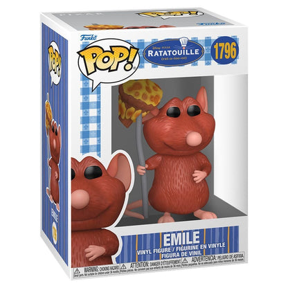 LANZAMIENTO 30/10/2026 | Figura POP Disney Pixar Ratatouille Emile with Mushroom